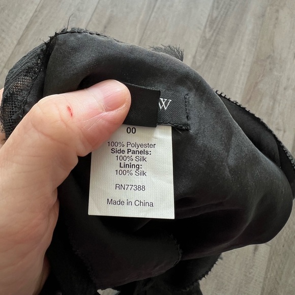 J. Crew Tulle Blossom Dress in Charcoal Grey Size 00 - Picture 5 of 5